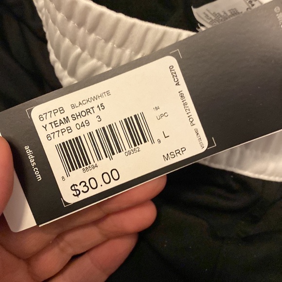 Adidas Y Team Short 15 - Picture 3 of 8